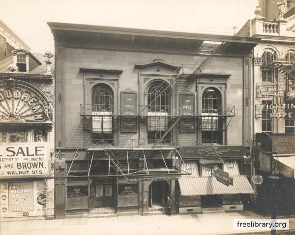 An Entirely Unsuitable Home For The Free Library Of Philadelphia   Free Library Of Philadelphia 1910 